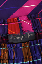 Hilary Gifford Silk Plaid Midi M/L