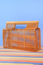 Bamboo Basket Handbag