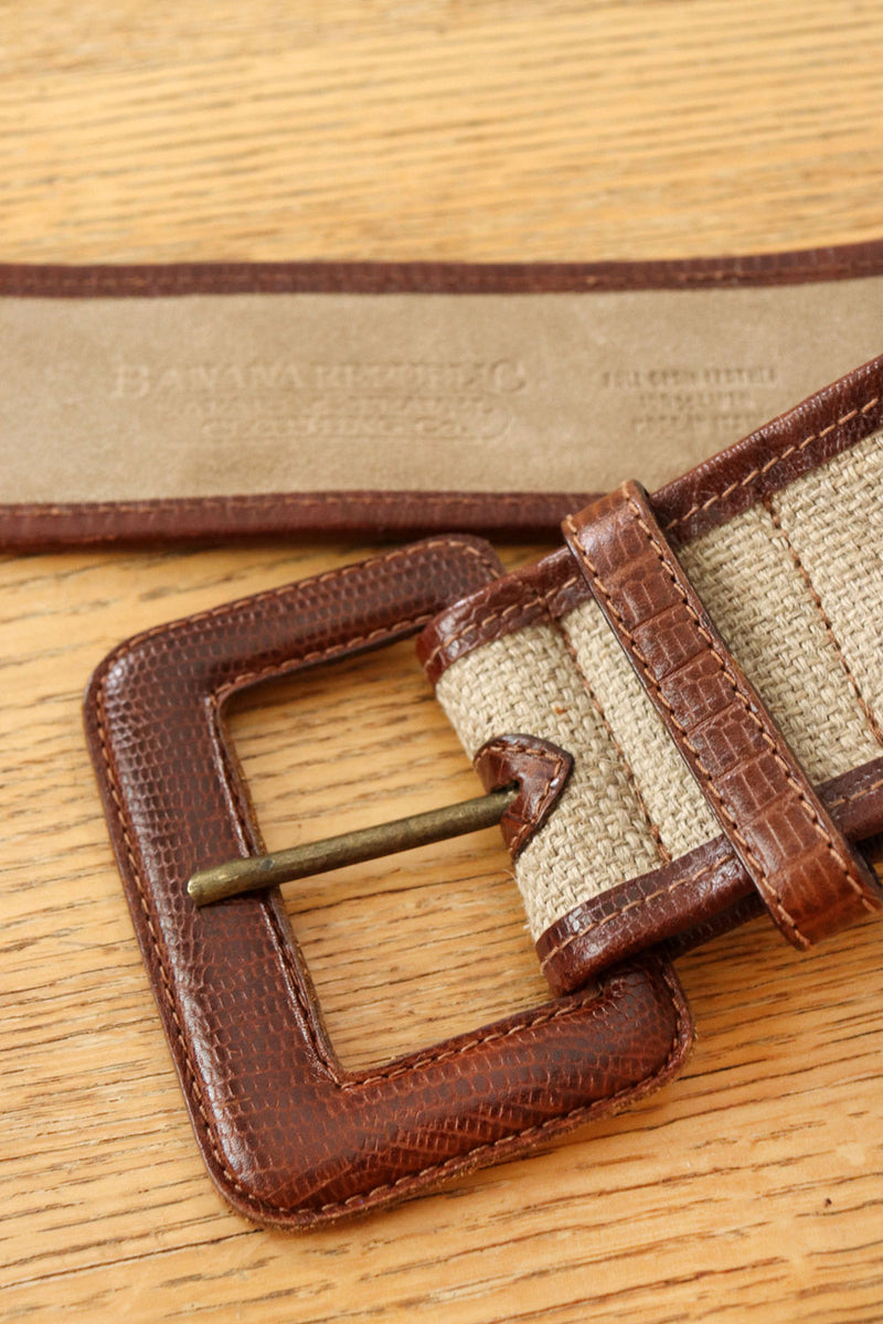 Banana Republic Safari Linen Belt – OMNIA Banana Republic Safari Linen Belt – OMNIA