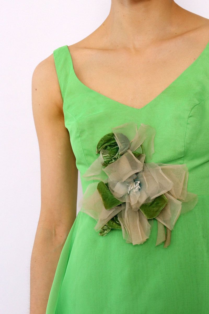 Absinthe Chiffon Fairy Dress XS OMNIA Absinthe Chiffon Fairy Dress XS OMNIA