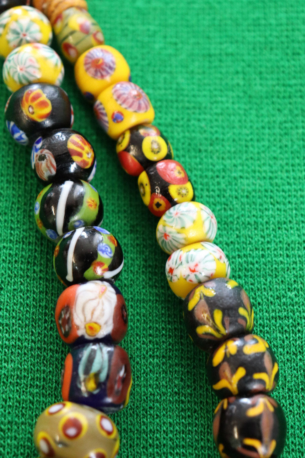 Millefiori Rainbow Bead Necklace