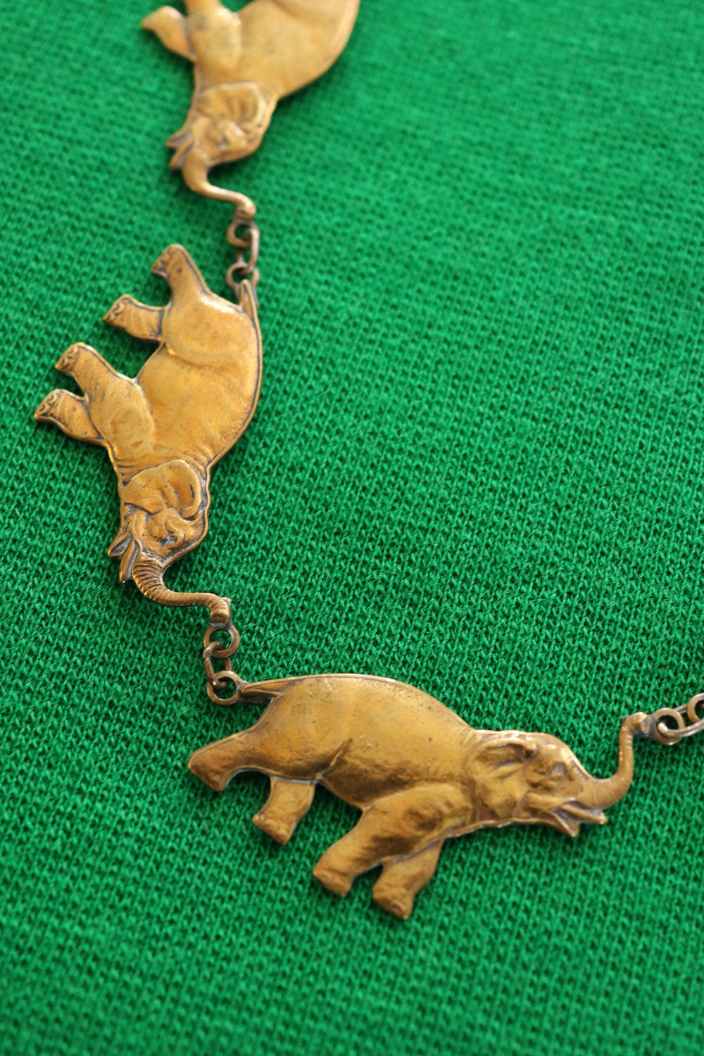 Elephant Charms Pididdly Links Necklace