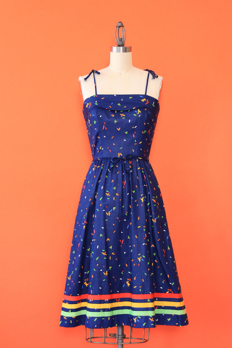 Blair Woolverton Cotton Confetti Dress XS OMNIA Blair Woolverton Cotton Confetti Dress XS OMNIA