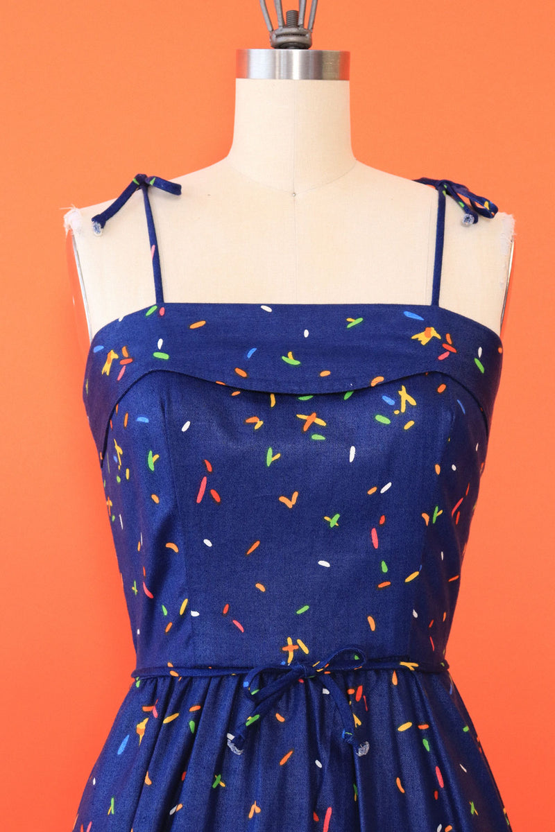 Blair Woolverton Cotton Confetti Dress XS OMNIA Blair Woolverton Cotton Confetti Dress XS OMNIA