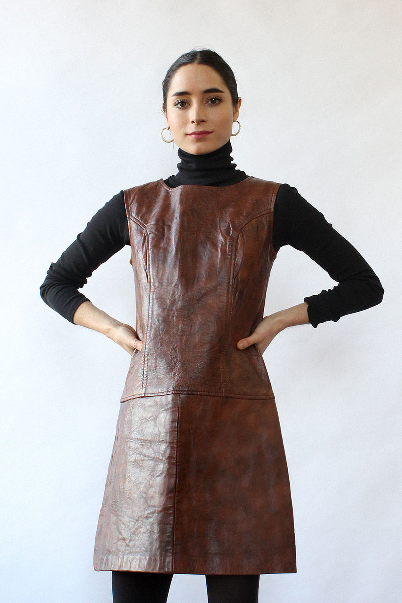 Berg Leather Jumper Dress XS/S Berg Leather Jumper Dress XS/S
