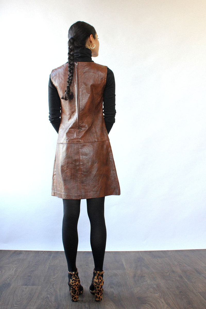 Berg Leather Jumper Dress XS/S Berg Leather Jumper Dress XS/S