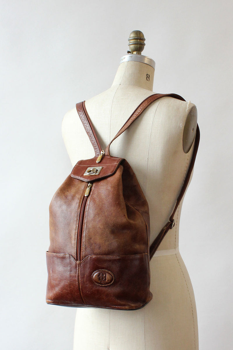 distressed leather mini backpack Distressed Convertible Backpack – OMNIA