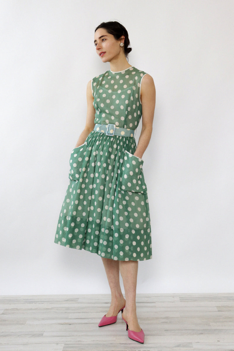 Sandra Sage Polka Dot 1950s Dress XS Sandra Sage Polka Dot 1950s Dress XS