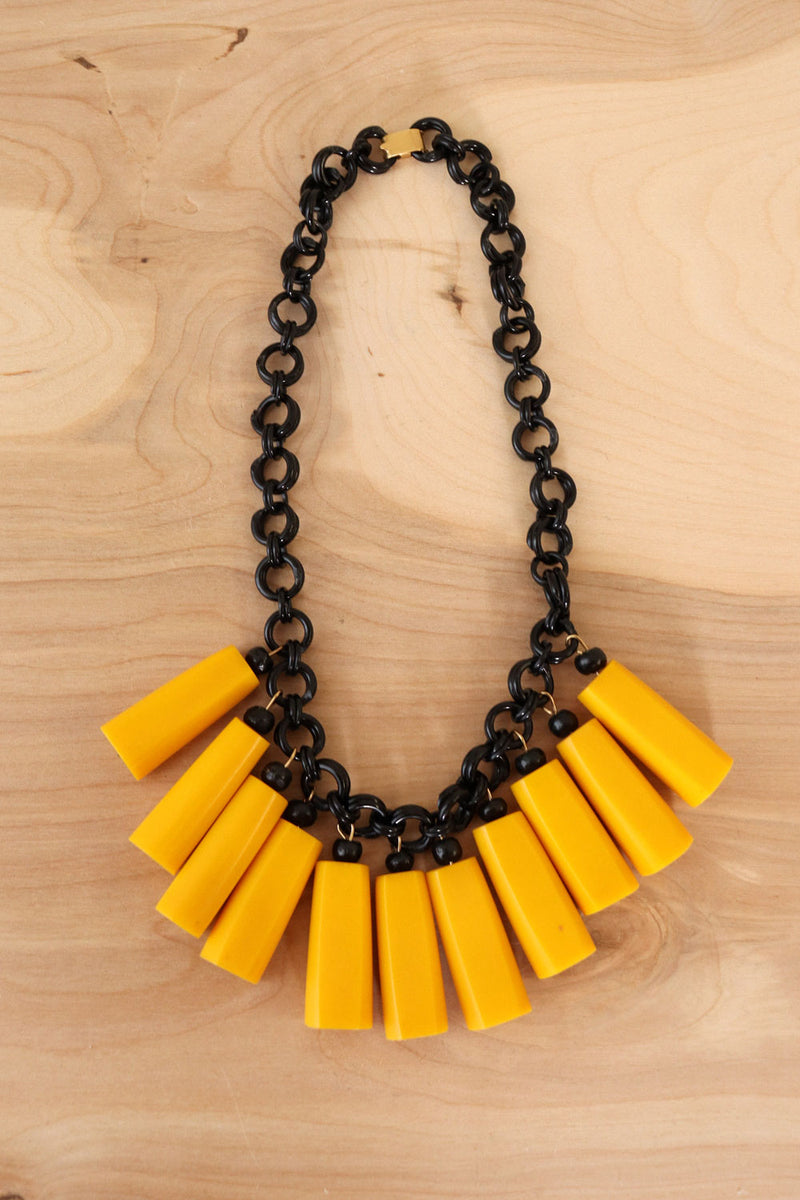 Chunky plastic necklace sales