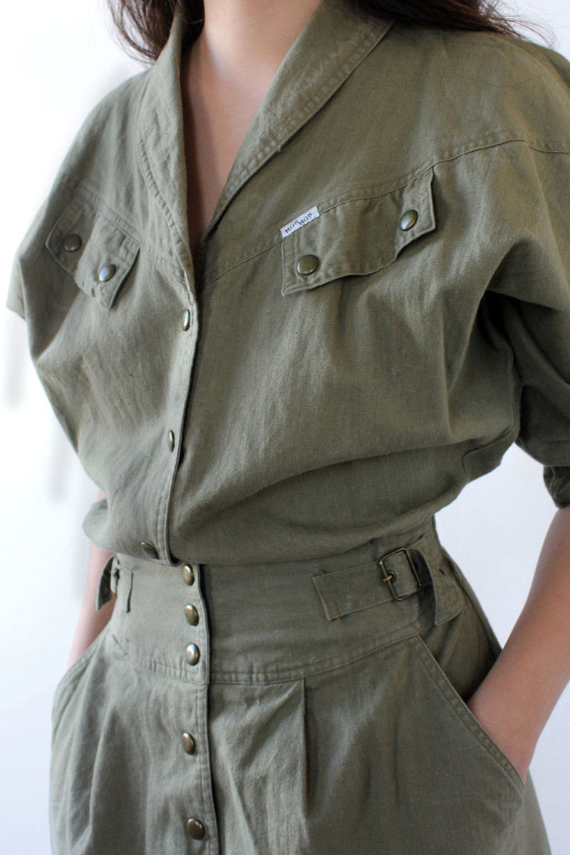 Army Green Utility Dress M/L Army Green Utility Dress M/L