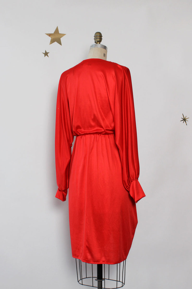 strapless open back dress 1970s V-Neck Flare Sleeve Sequined Disco Dress main image 0
