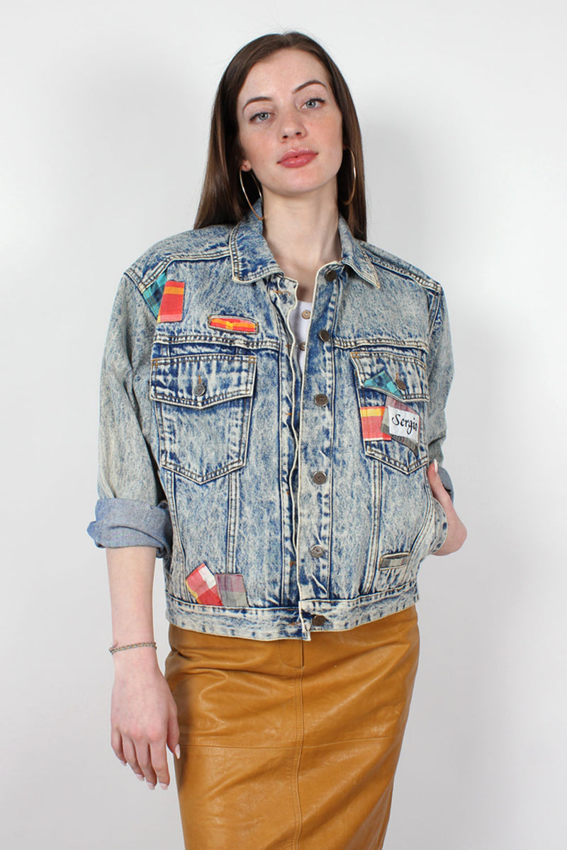 Sergio Valente Stonewash Denim Jacket XS-M