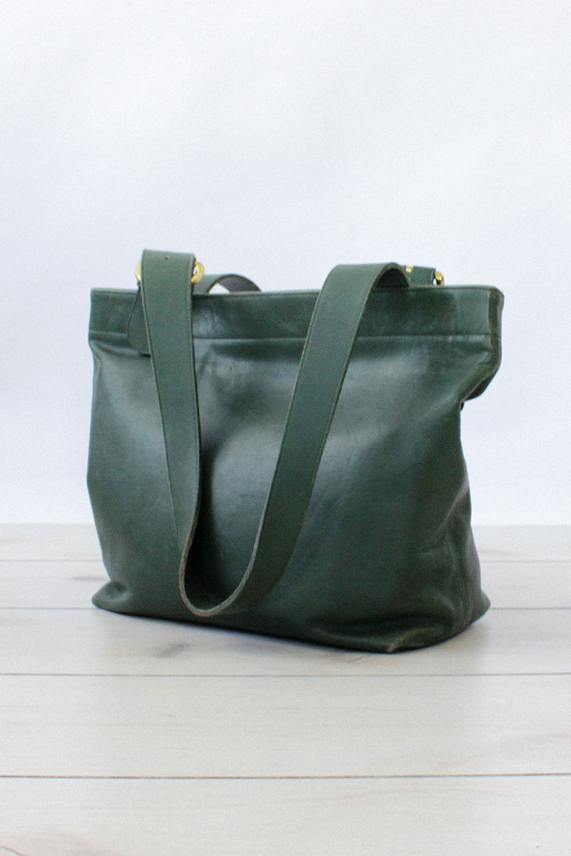 Coach Ivy Green Leather Tote