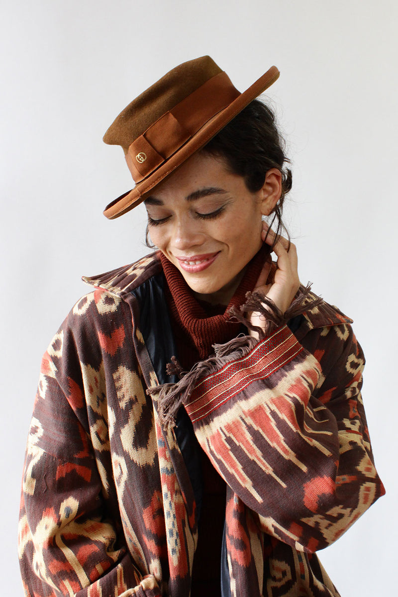 Gucci Tobacco Brown Hat