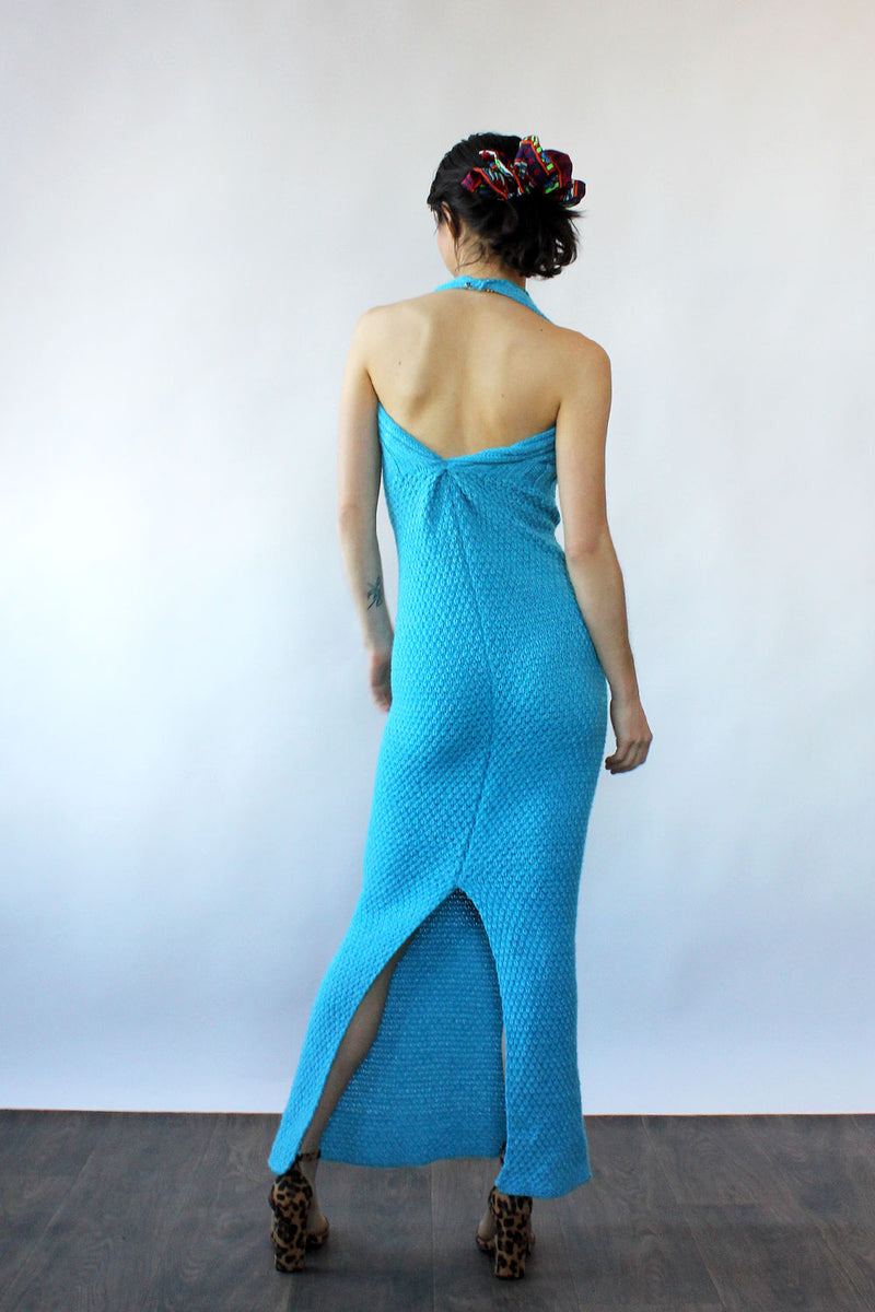 Mermaid Tail Knit Dress XS-M OMNIA Mermaid Tail Knit Dress XS-M OMNIA