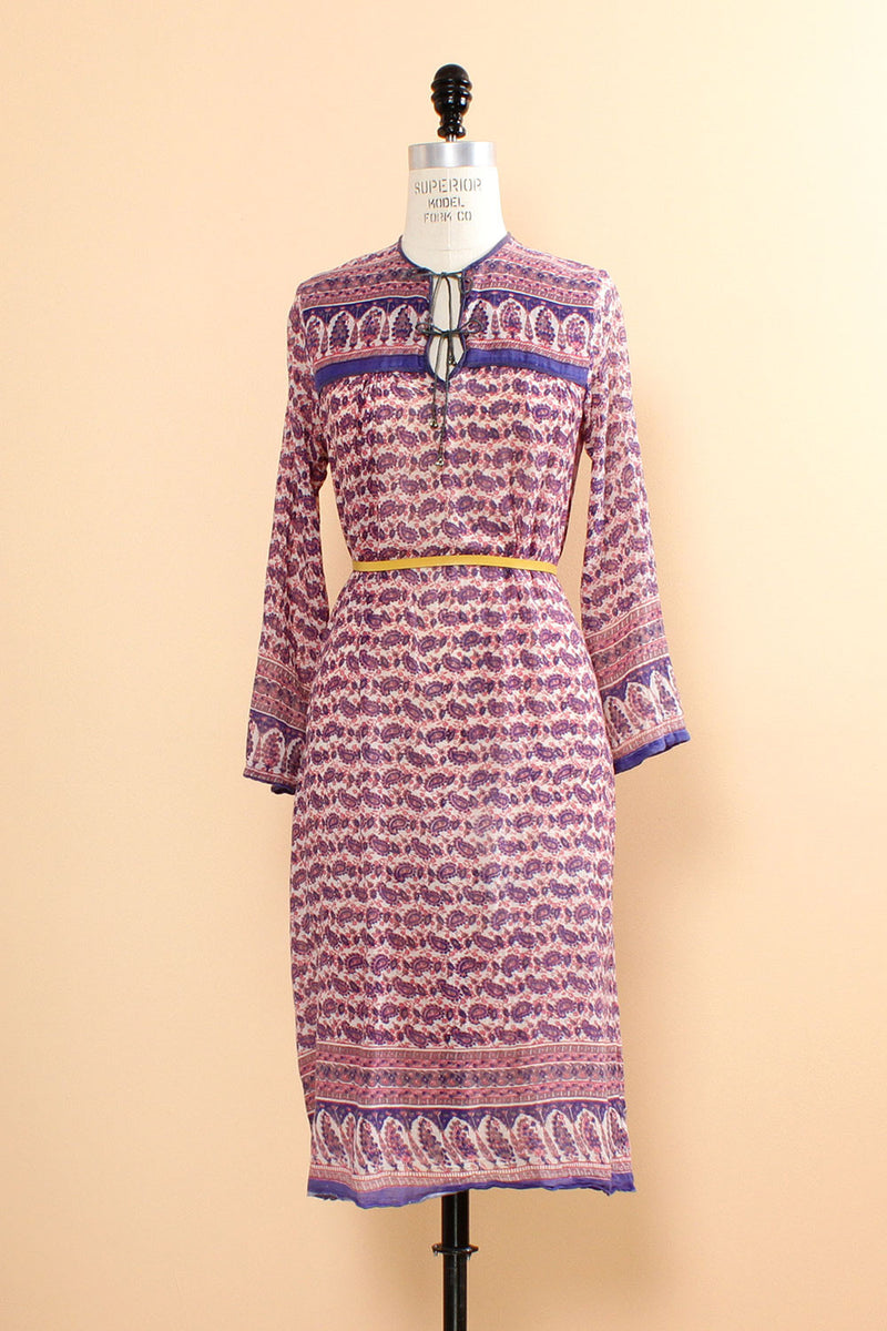 Plum + Pink Indian Gauze Dress – OMNIA Plum + Pink Indian Gauze Dress – OMNIA
