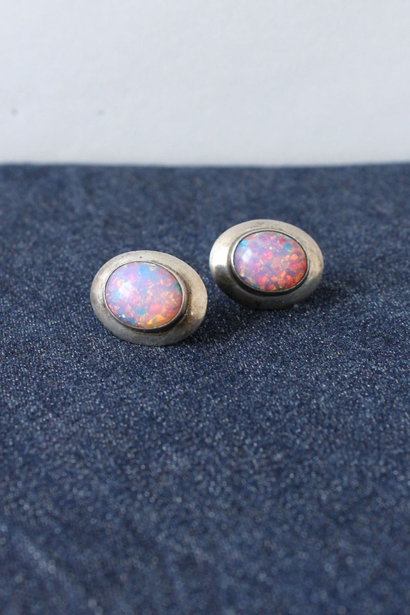 Opalescent earrings deals