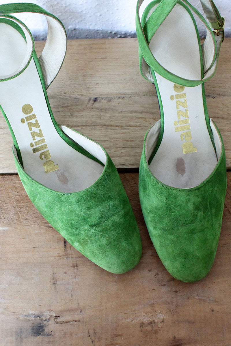 Lime green suede discount shoes