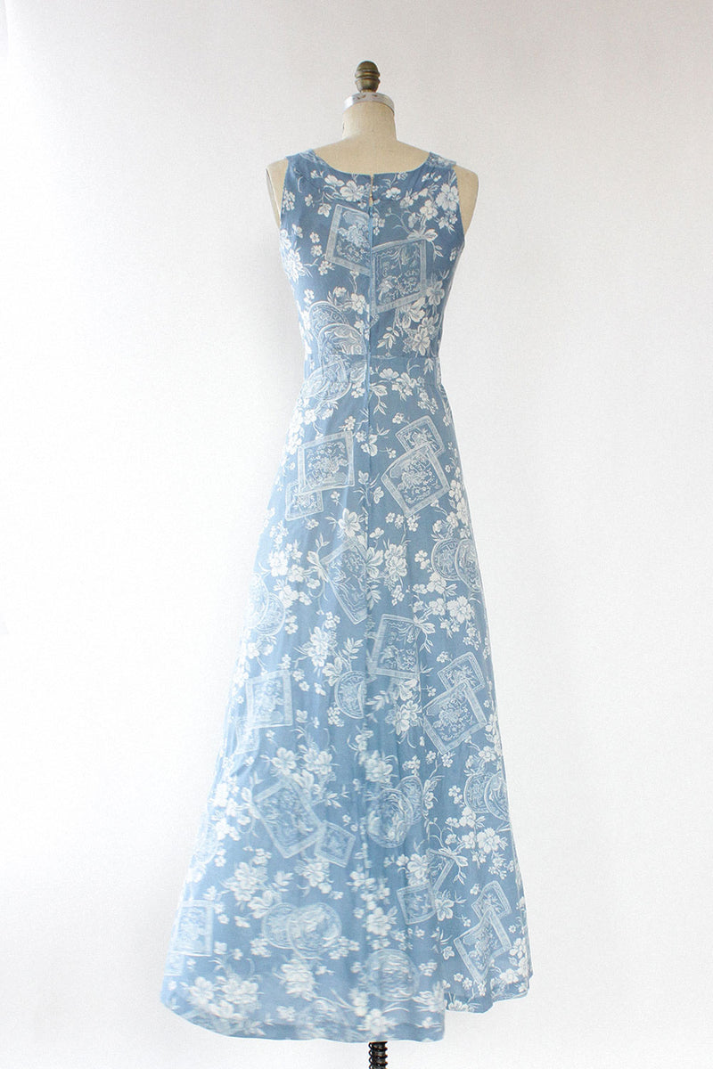 Toile Maxi Dress M OMNIA Toile Maxi Dress M OMNIA