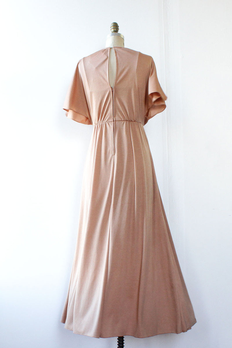 70s Rose Goddess Gown S/M – OMNIA