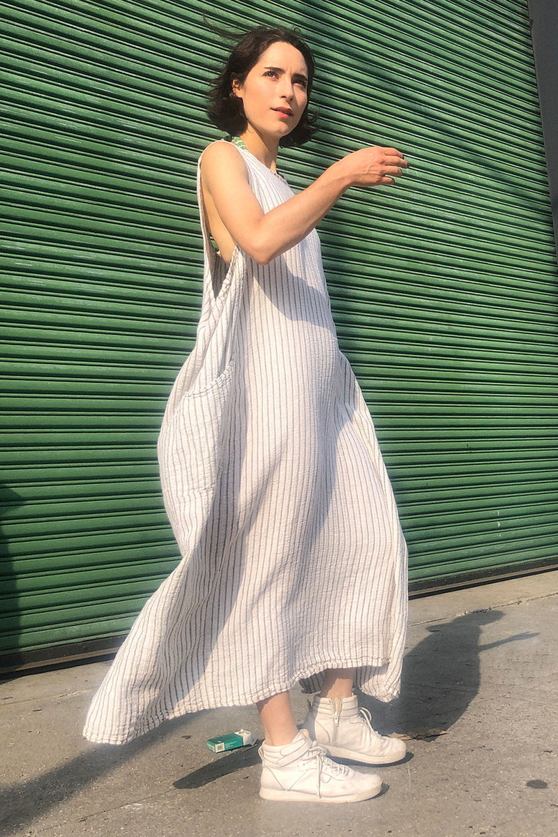 Flax Linen Sack Dress S-L – OMNIA Flax Linen Sack Dress S-L – OMNIA