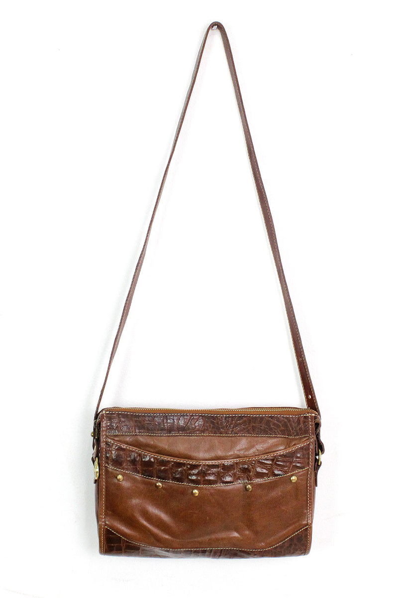 Vintage Leather Brahmin Crossbody  Vintage leather, Leather, Brahmin bags