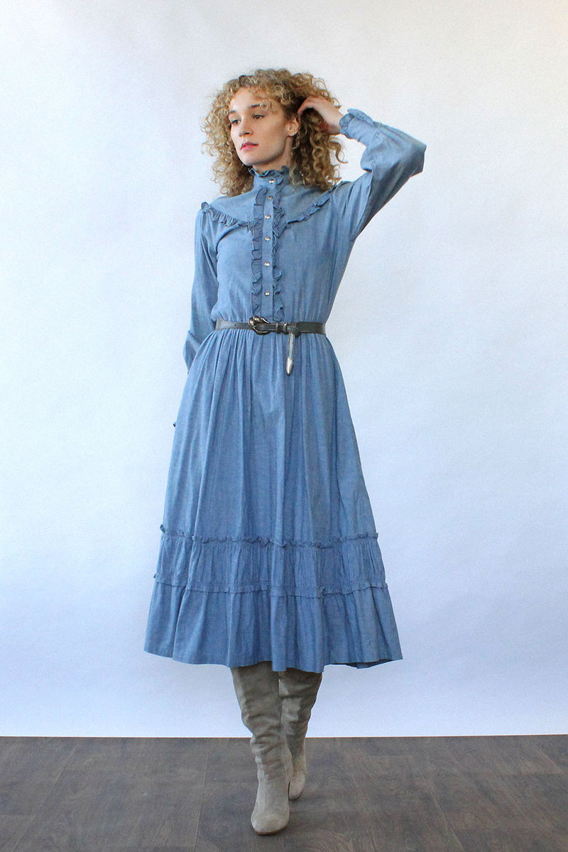Chambray Prairie Dress XS/S Chambray Prairie Dress XS/S