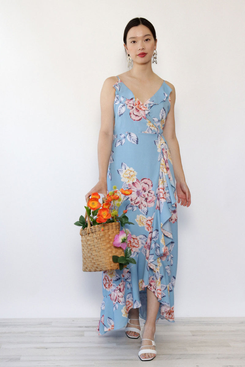 Yumi Kim Meadow Maxi Wrap Dress M – OMNIA Yumi Kim Meadow Maxi Wrap Dress M – OMNIA