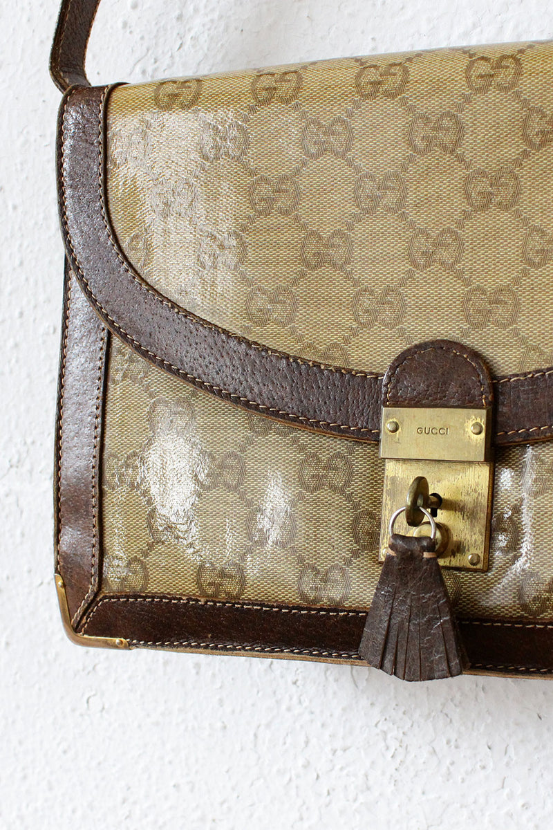 Vintage Gucci Monogram Lock Purse – OMNIA