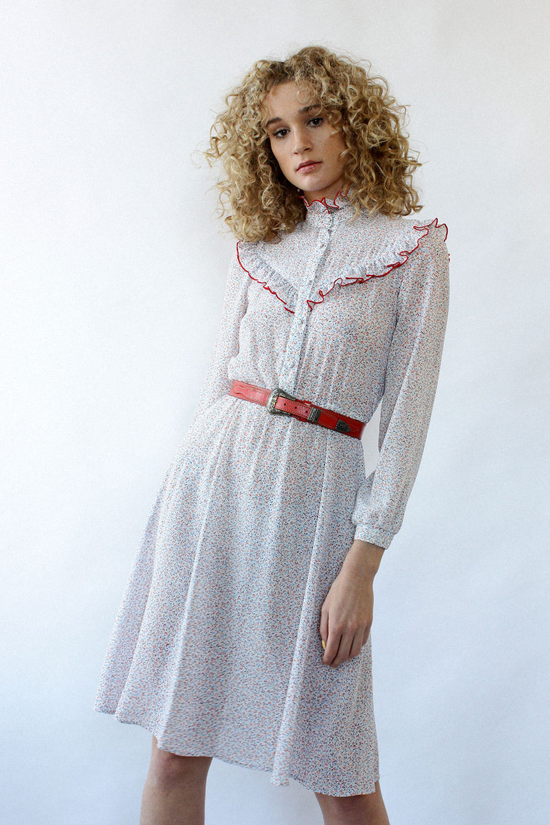 Floral prairie dress clearance