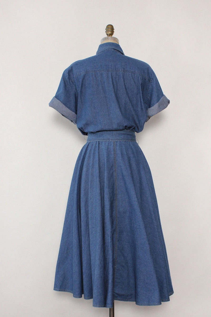 Chaus Denim Flare Dress L – OMNIA