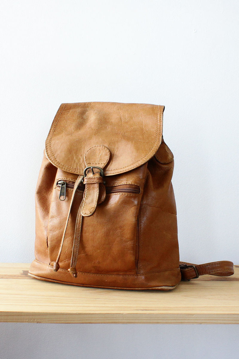 boulder ridge leather backpack Chestnut Leather Backpack or Crossbody – OMNIA
