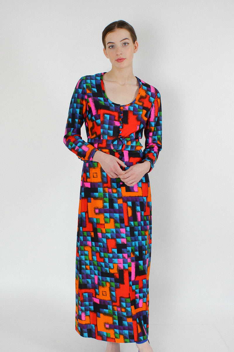chinese dress ladies Jeweled Dynasty Maxi Dress M – OMNIA