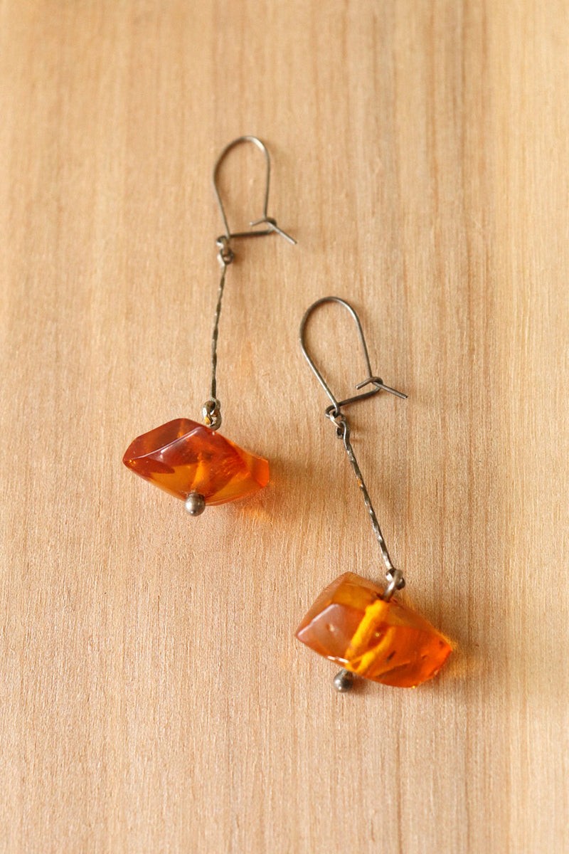 Resin online drop earrings