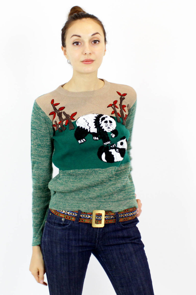 Panda play sweater M