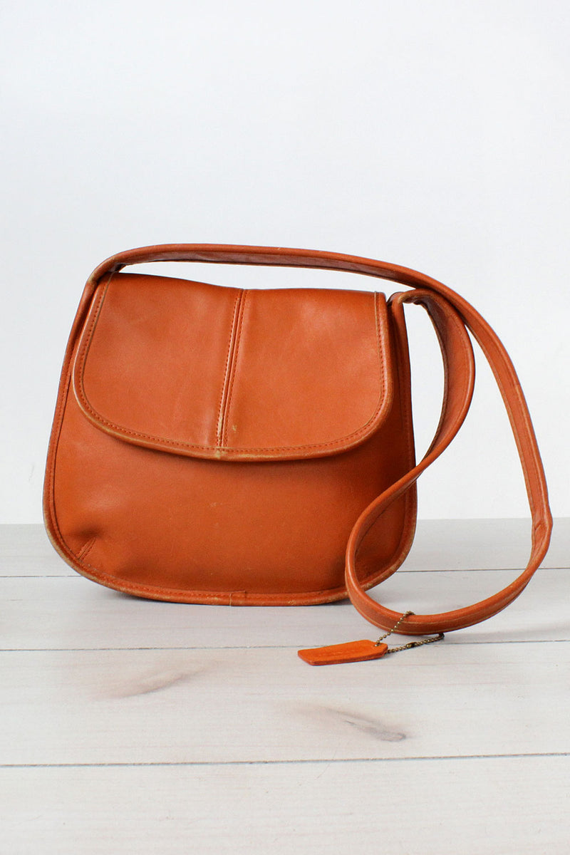 coach derby backpack tangerine Tangerine Leather Coach Bag – OMNIA