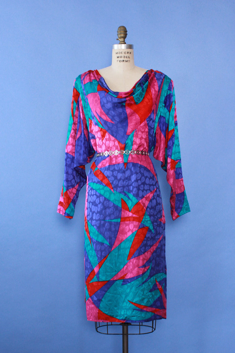 Flora Kung Vivid Silk Dress M - Main Image