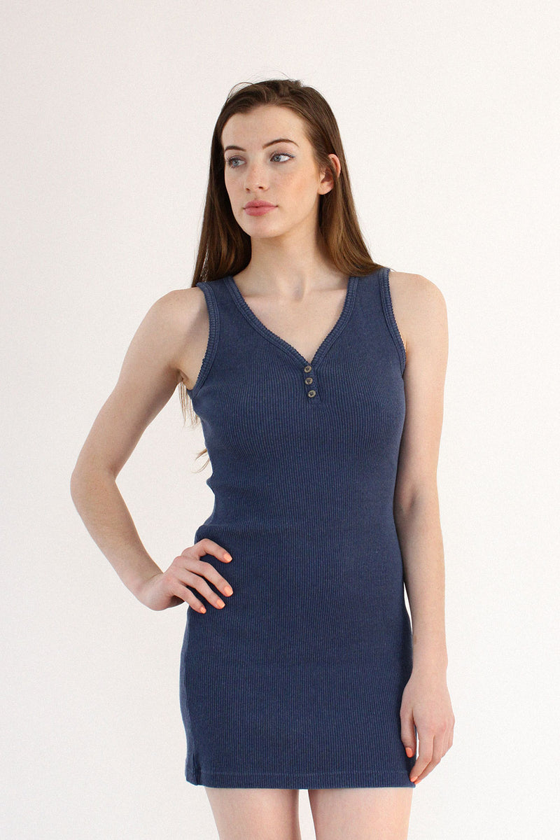 90s Ribbed Mini Dress XS/S – OMNIA