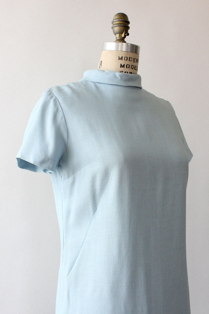 Baby Blue Shift Dress S/M – OMNIA