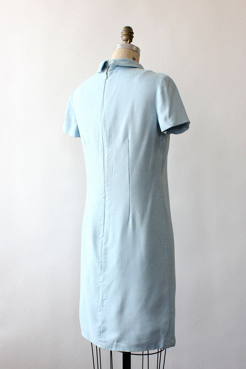 Baby Blue Shift Dress S/M OMNIA Baby Blue Shift Dress S/M OMNIA