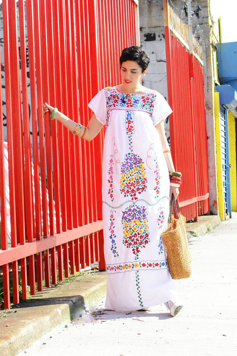 Mexican folk maxi dress OMNIA Mexican folk maxi dress OMNIA