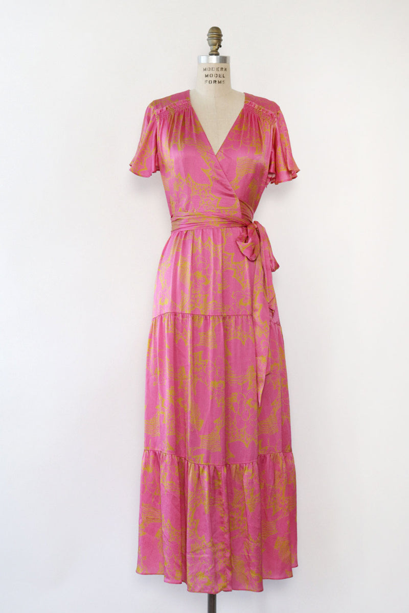 Tanya Taylor Liza Wrap Dress 12 OMNIA Tanya Taylor Liza Wrap Dress 12 OMNIA