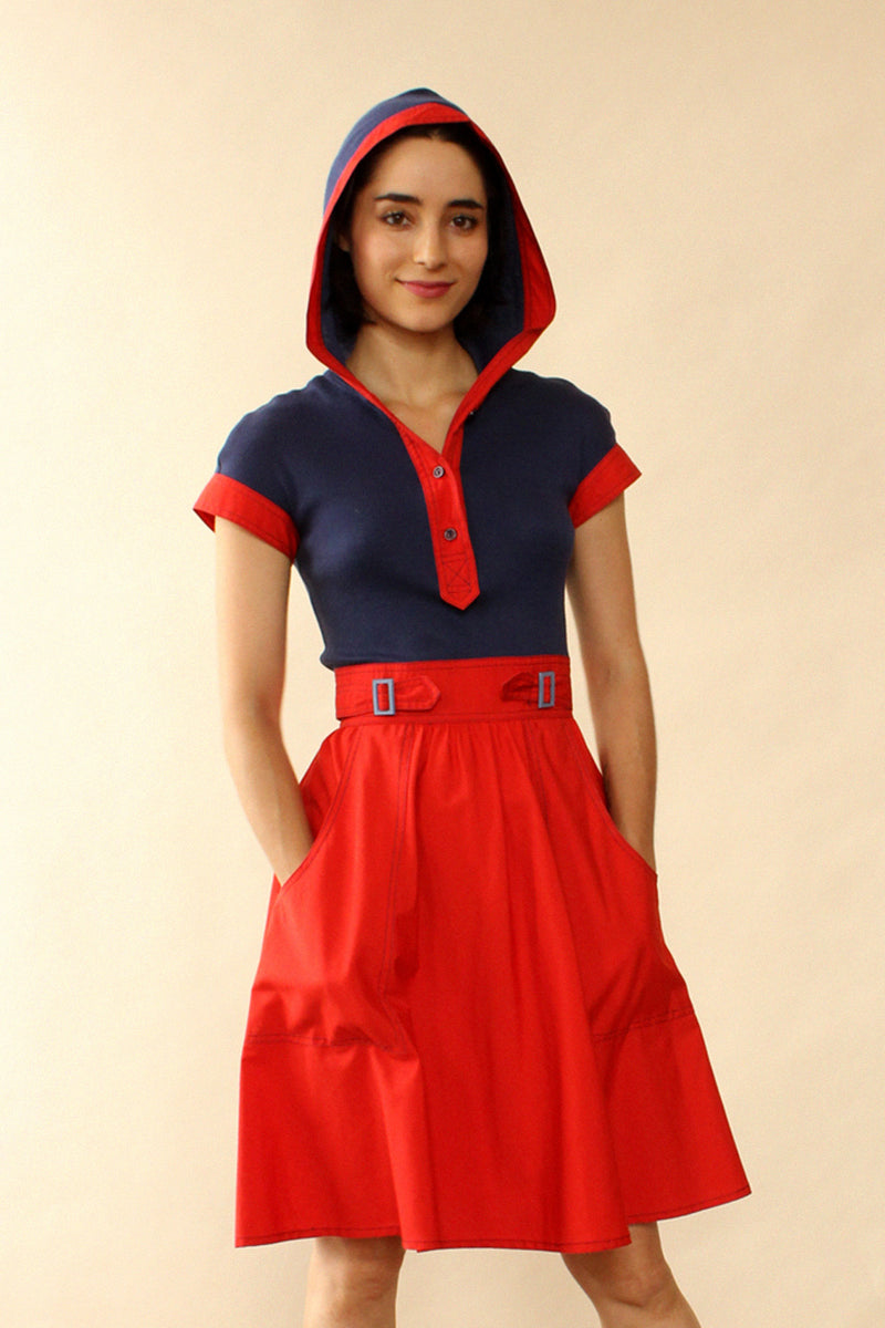 Little Blue Riding Hood Dress XS OMNIA Little Blue Riding Hood Dress XS OMNIA