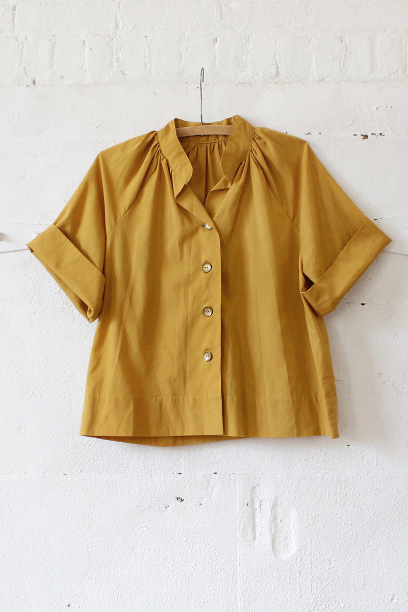 tent blouse Golden Mustard Tent Blouse