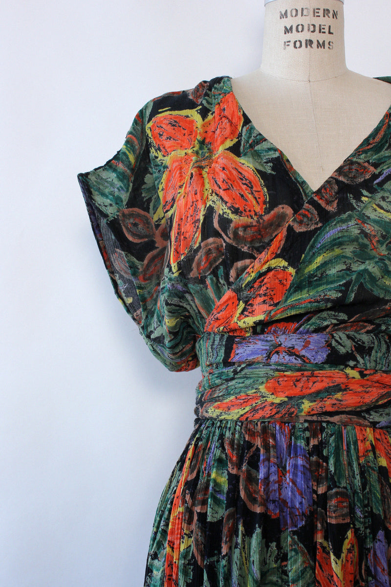 Gauze wrap dress online
