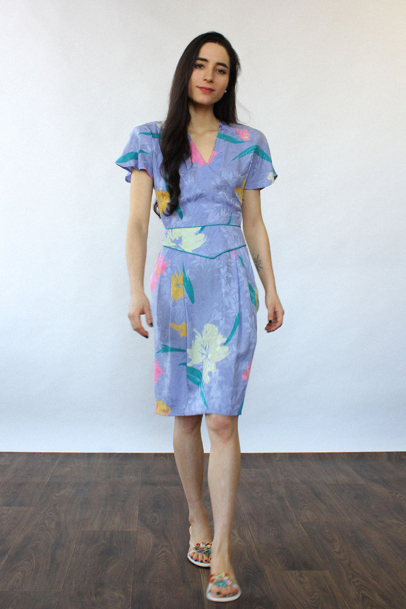 Flora Kung Lavender Silk Dress XS/S – OMNIA