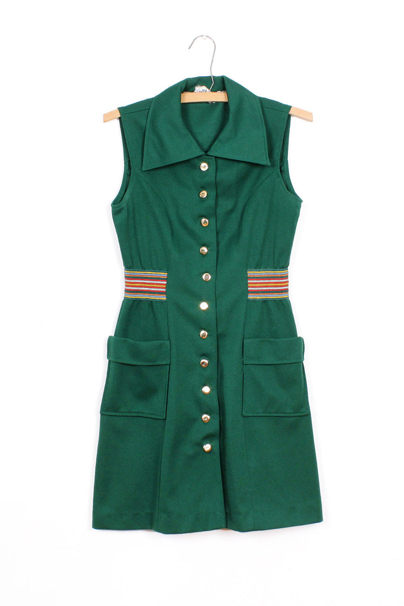70s Highline Collar Dress S OMNIA 70s Highline Collar Dress S OMNIA