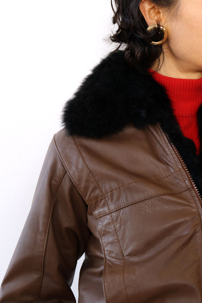 Caravelle Fur Lined Bomber XS – OMNIA
