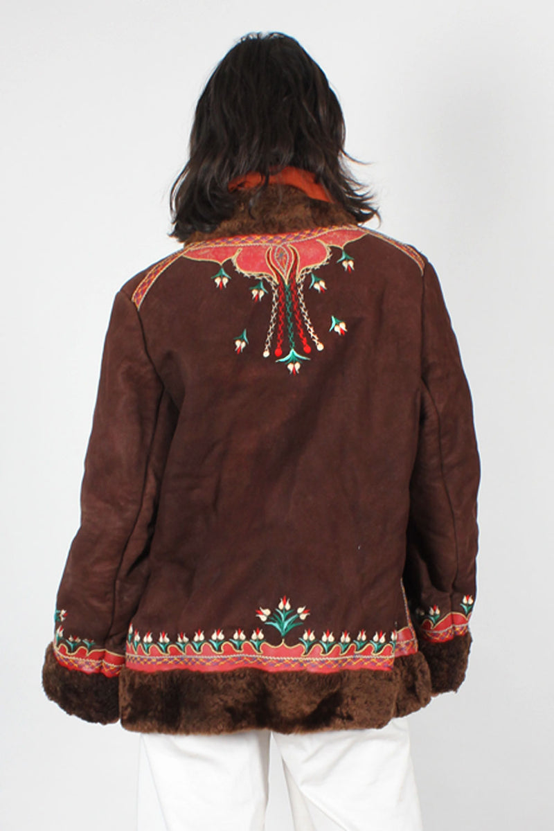 Folk shearling jacket clearance