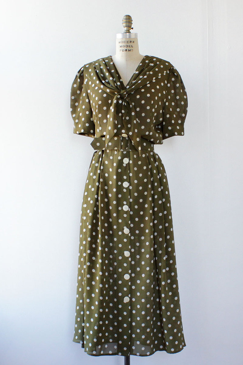 The Olive Polka Dot Dress M/L The Olive Polka Dot Dress M/L